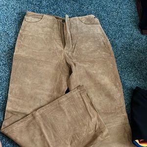 Vintage Genuine Leather Pants